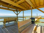 Enjoy great views, fishing, and bird watching from the pier